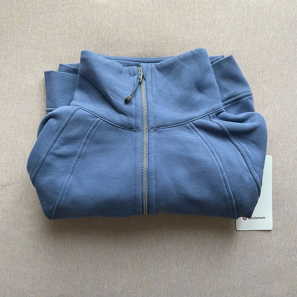 Lululemon water drop oversized funnel neck scuba half zip